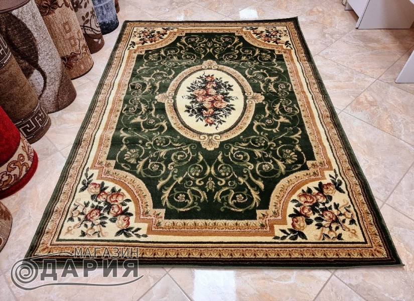 Тъкан персийски килим Blue stones 5261_GREEN